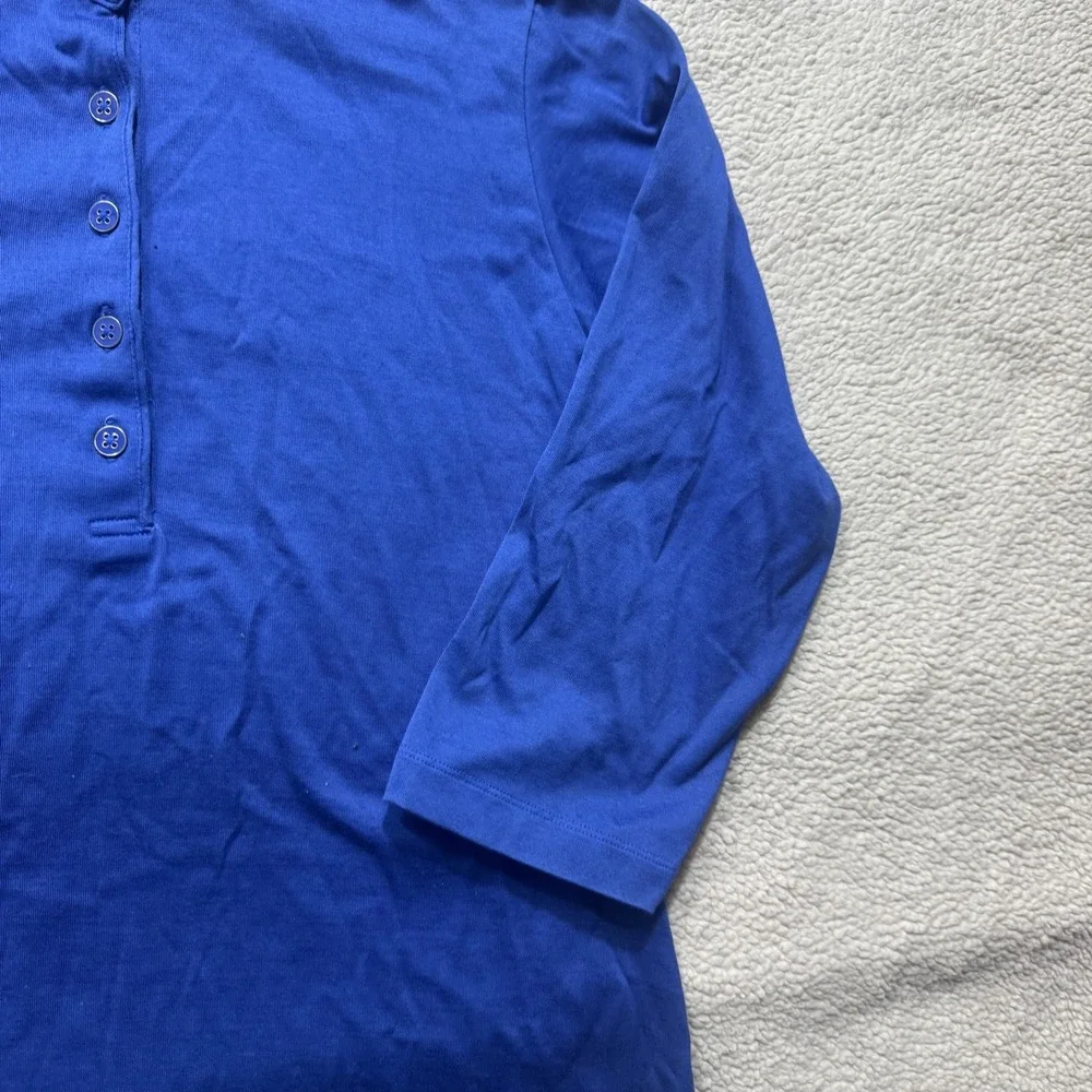 Peter Millar Pullover Shirt Mens Medium Blue Mock Neck Long Sleeve Golf Casual